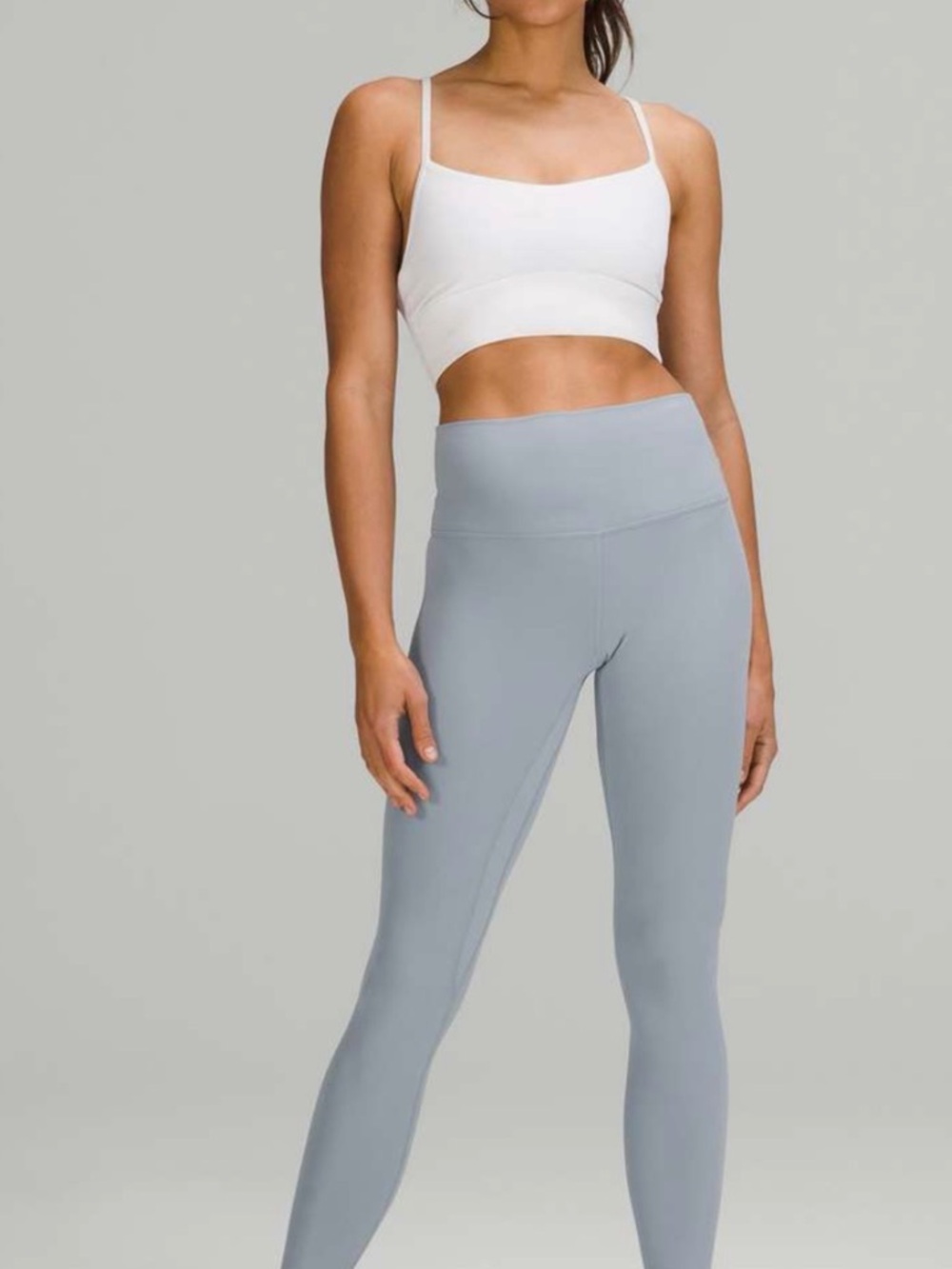 lululemon athletica align High-Rise chambray light Blue gray Leggings 25